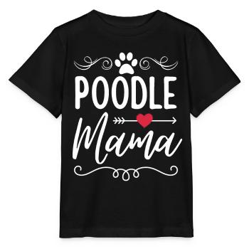 Pudel Mama - Stanley/Stella Kinder T-Shirt MINI CREATOR  - Schwarz - Vorne - Mikhail (115cm)
