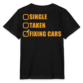 Mécanicien automobile, mécanicien, mécanicien automobile - T-shirt bio MINI CREATOR Stanley/Stella Enfant - noir - Devant - Mikhail (115cm)