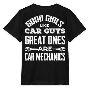 Mécanicien automobile, mécanicien, mécanicien automobile - T-shirt bio MINI CREATOR Stanley/Stella Enfant - noir - Devant - Mikhail (115cm)
