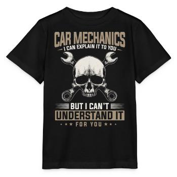 Mécanicien automobile, mécanicien, mécanicien automobile - T-shirt bio MINI CREATOR Stanley/Stella Enfant - noir - Devant - Mikhail (115cm)