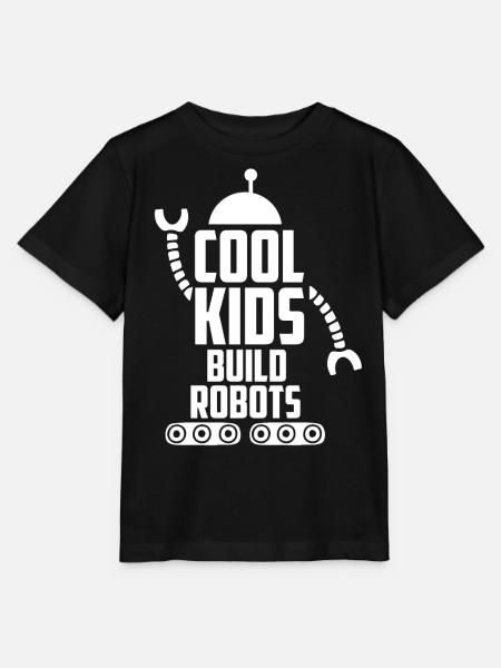Robotik, Roboterbauer - Stanley/Stella Kinder T-Shirt MINI CREATOR - Schwarz