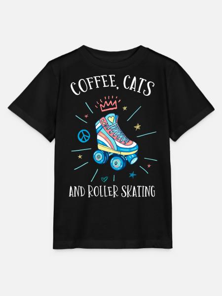Rollschuhlaufen - Stanley/Stella Kinder T-Shirt MINI CREATOR - Schwarz