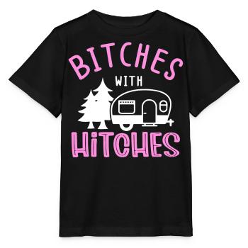 Motorhome Camping - Stanley/Stella MINI CREATOR Kids’ T-Shirt - black - Front - Mikhail (115cm)