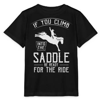 Rodeo, Western Riding - Stanley/Stella MINI CREATOR Kids’ T-Shirt - black - Front - Mikhail (115cm)
