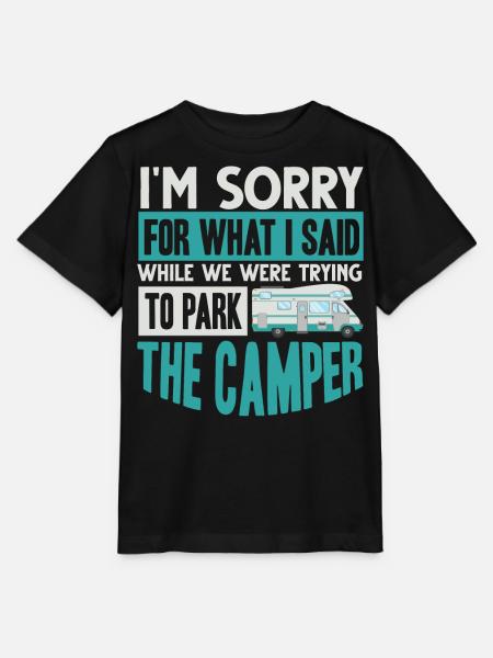 Wohnmobil, Wohnmobil, Wohnmobilcamping - Stanley/Stella Kinder T-Shirt MINI CREATOR  - Schwarz