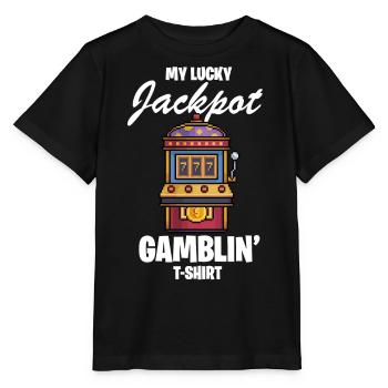 Slot Machine, Gambling, Slot Machine - Stanley/Stella MINI CREATOR Kids’ T-Shirt - black - Front - Mikhail (115cm)