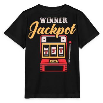Slot Machine, Gambling, Slot Machine - Stanley/Stella MINI CREATOR Kids’ T-Shirt - black - Front - Mikhail (115cm)