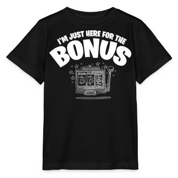 Slot Machine, Gambling, Slot Machine - Stanley/Stella MINI CREATOR Kids’ T-Shirt - black - Front - Mikhail (115cm)