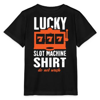 Slot Machine, Gambling, Slot Machine - Stanley/Stella MINI CREATOR Kids’ T-Shirt - black - Front - Mikhail (115cm)