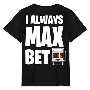 Slot Machine, Gambling, Slot Machine - Stanley/Stella MINI CREATOR Kids’ T-Shirt - black - Front - Mikhail (115cm)