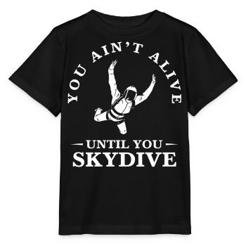Parachutiste - T-shirt bio MINI CREATOR Stanley/Stella Enfant - noir - Devant - Mikhail (115cm)
