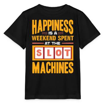 Slot Machine, Slot Machines, Gambling - Stanley/Stella MINI CREATOR Kids’ T-Shirt - black - Front - Mikhail (115cm)