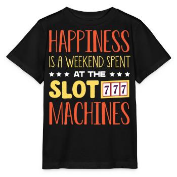 Slot Machine, Slot Machines, Gambling - Stanley/Stella MINI CREATOR Kids’ T-Shirt - black - Front - Mikhail (115cm)