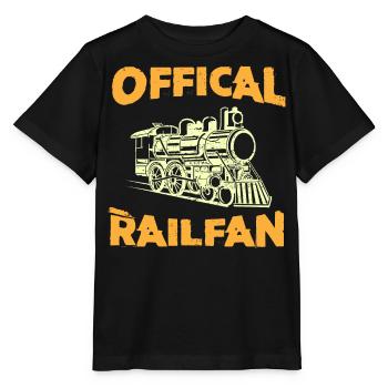 Railway Ladder, Railway Railfan - Stanley/Stella MINI CREATOR Kids’ T-Shirt - black - Front - Mikhail (115cm)