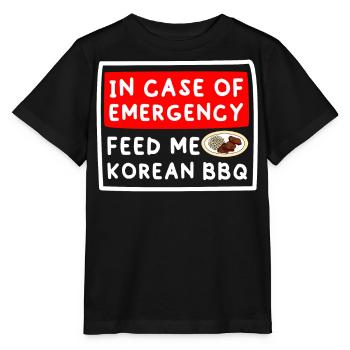 Barbecue coréen, Groupe coréen, Coréen - T-shirt bio MINI CREATOR Stanley/Stella Enfant - noir - Devant - Mikhail (115cm)
