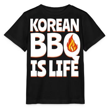 Barbecue coréen, Groupe coréen, Coréen - T-shirt bio MINI CREATOR Stanley/Stella Enfant - noir - Devant - Mikhail (115cm)