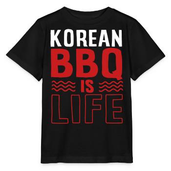 Korean BBQ, Korean - Stanley/Stella MINI CREATOR Kids’ T-Shirt - black - Front - Mikhail (115cm)