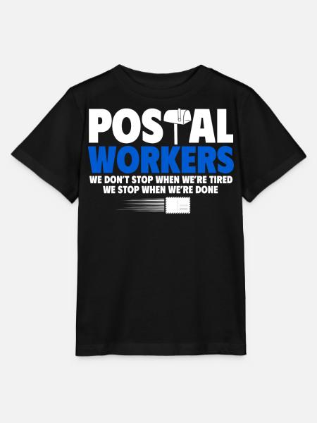 Postarbeiter, Post Mann - Stanley/Stella Kinder T-Shirt MINI CREATOR  - Schwarz