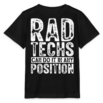 RAD -Technologie, Radiologe - Stanley/Stella Kinder T-Shirt MINI CREATOR  - Schwarz - Vorne - Mikhail (115cm)