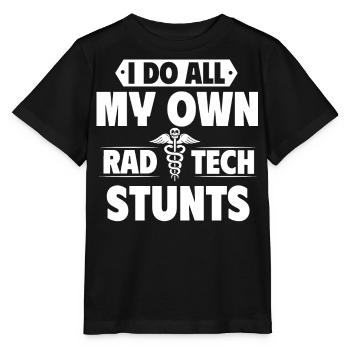 RAD -Technologie, Radiologe - Stanley/Stella Kinder T-Shirt MINI CREATOR  - Schwarz - Vorne - Mikhail (115cm)