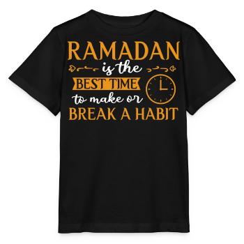 Ramadan, cadeaux du Ramadan, fêtes musulmanes - T-shirt bio MINI CREATOR Stanley/Stella Enfant - noir - Devant - Mikhail (115cm)