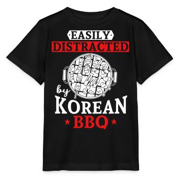 Korean BBQ, Korean - Stanley/Stella MINI CREATOR Kids’ T-Shirt - black - Front - Mikhail (115cm)