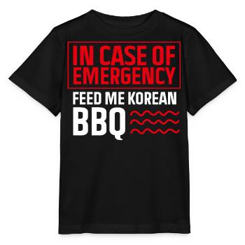 Korean BBQ, Korean - Stanley/Stella MINI CREATOR Kids’ T-Shirt - black - Front - Mikhail (115cm)