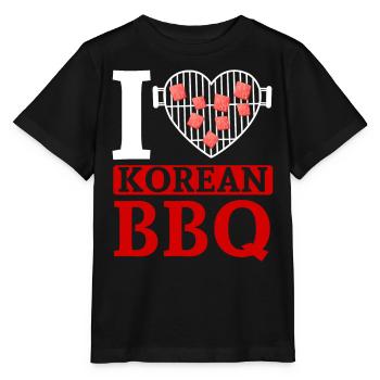 Korean BBQ, Korean - Stanley/Stella MINI CREATOR Kids’ T-Shirt - black - Front - Mikhail (115cm)