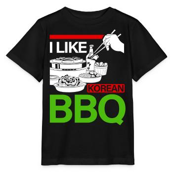 Korean BBQ, Korean - Stanley/Stella MINI CREATOR Kids’ T-Shirt - black - Front - Mikhail (115cm)