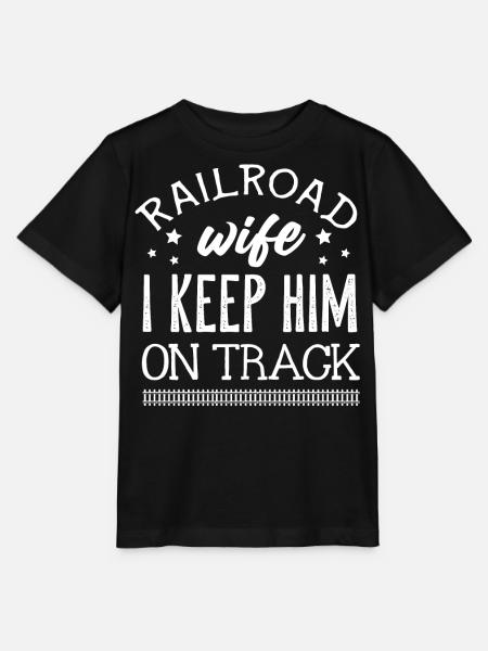 Eisenbahn, Lokomotive - Stanley/Stella Kinder T-Shirt MINI CREATOR - Schwarz