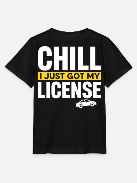Führerschein - Stanley/Stella Kinder T-Shirt MINI CREATOR - Schwarz