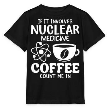 NUC Med Squad, Médecine nucléaire - T-shirt bio MINI CREATOR Stanley/Stella Enfant - noir - Devant - Mikhail (115cm)