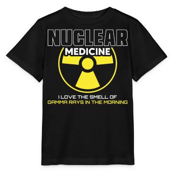 NUC Med Squad, Médecine nucléaire - T-shirt bio MINI CREATOR Stanley/Stella Enfant - noir - Devant - Mikhail (115cm)