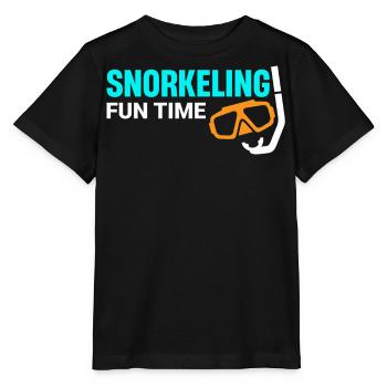 Schnorcheln, Schnorcheln, Tauchen, Unterwasser - Stanley/Stella Kinder T-Shirt MINI CREATOR  - Schwarz - Vorne - Mikhail (115cm)