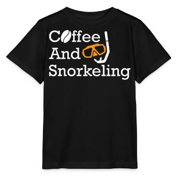 Schnorcheln, Schnorcheln, Tauchen, Unterwasser - Stanley/Stella Kinder T-Shirt MINI CREATOR  - Schwarz - Vorne - Mikhail (115cm)
