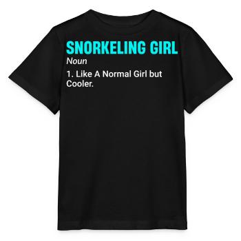 Schnorcheln, Schnorcheln, Tauchen, Unterwasser - Stanley/Stella Kinder T-Shirt MINI CREATOR  - Schwarz - Vorne - Mikhail (115cm)