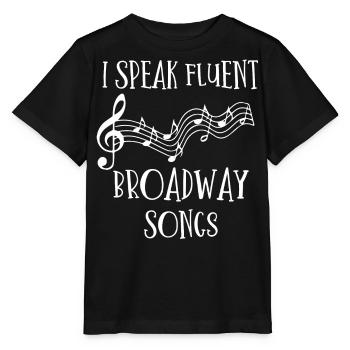 Broadway, Comédie musicale, Théâtre - T-shirt bio MINI CREATOR Stanley/Stella Enfant - noir - Devant - Mikhail (115cm)