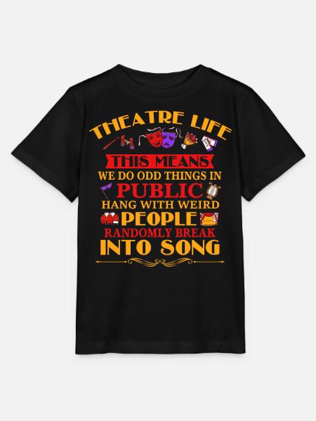 Broadway, Musical, Theater-Nerd - Stanley/Stella Kinder T-Shirt MINI CREATOR  - Schwarz