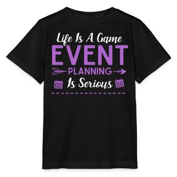 Event Planning, Event Planner - Stanley/Stella MINI CREATOR Kids’ T-Shirt - black - Front - Mikhail (115cm)