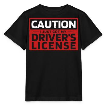 Neuer Führerschein - Stanley/Stella Kinder T-Shirt MINI CREATOR  - Schwarz - Vorne - Mikhail (115cm)