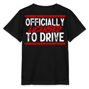 New driver's license - Stanley/Stella MINI CREATOR Kids’ T-Shirt - black - Front - Mikhail (115cm)