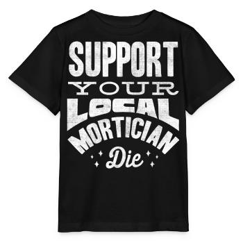 Corpse Keepers, Undertakers, Funeral Homes - Stanley/Stella MINI CREATOR Kids’ T-Shirt - black - Front - Mikhail (115cm)