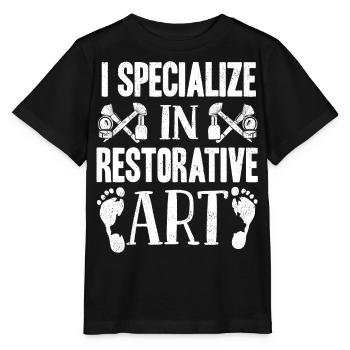Corpse Keepers, Undertakers, Funeral Homes - Stanley/Stella MINI CREATOR Kids’ T-Shirt - black - Front - Mikhail (115cm)