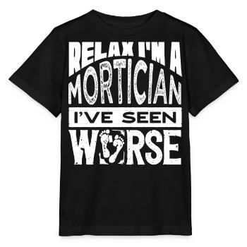 Corpse Keepers, Undertakers, Funeral Homes - Stanley/Stella MINI CREATOR Kids’ T-Shirt - black - Front - Mikhail (115cm)