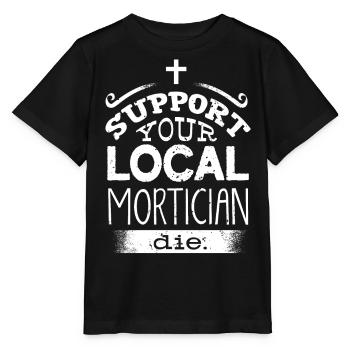 Corpse Keepers, Undertakers, Funeral Homes - Stanley/Stella MINI CREATOR Kids’ T-Shirt - black - Front - Mikhail (115cm)