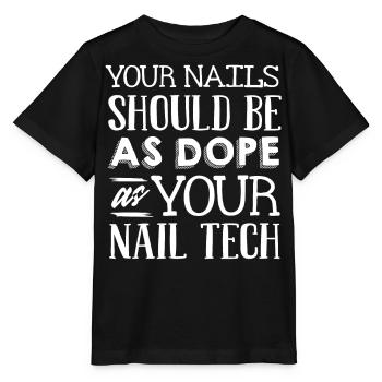 Nail technician, Nail service, Nails, Nailstalon - Stanley/Stella MINI CREATOR Kids’ T-Shirt - black - Front - Mikhail (115cm)
