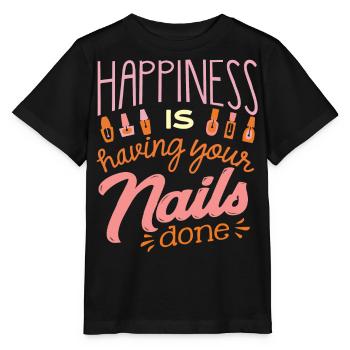 Nail technician, Nail service, Nails, Nailstalon - Stanley/Stella MINI CREATOR Kids’ T-Shirt - black - Front - Mikhail (115cm)