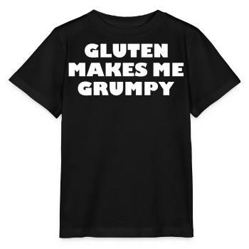 Allergie au gluten, sans gluten - T-shirt bio MINI CREATOR Stanley/Stella Enfant - noir - Devant - Mikhail (115cm)