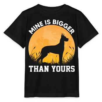 Deutsche Doggen, Deutsche Doggen - Stanley/Stella Kinder T-Shirt MINI CREATOR  - Schwarz - Vorne - Mikhail (115cm)