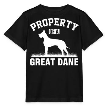 Deutsche Doggen, Deutsche Doggen - Stanley/Stella Kinder T-Shirt MINI CREATOR  - Schwarz - Vorne - Mikhail (115cm)